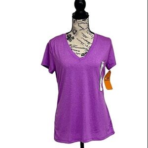 Champion  DuoDry Athletic Top Purple Sporty Tennis core Athleisure  Shirt M